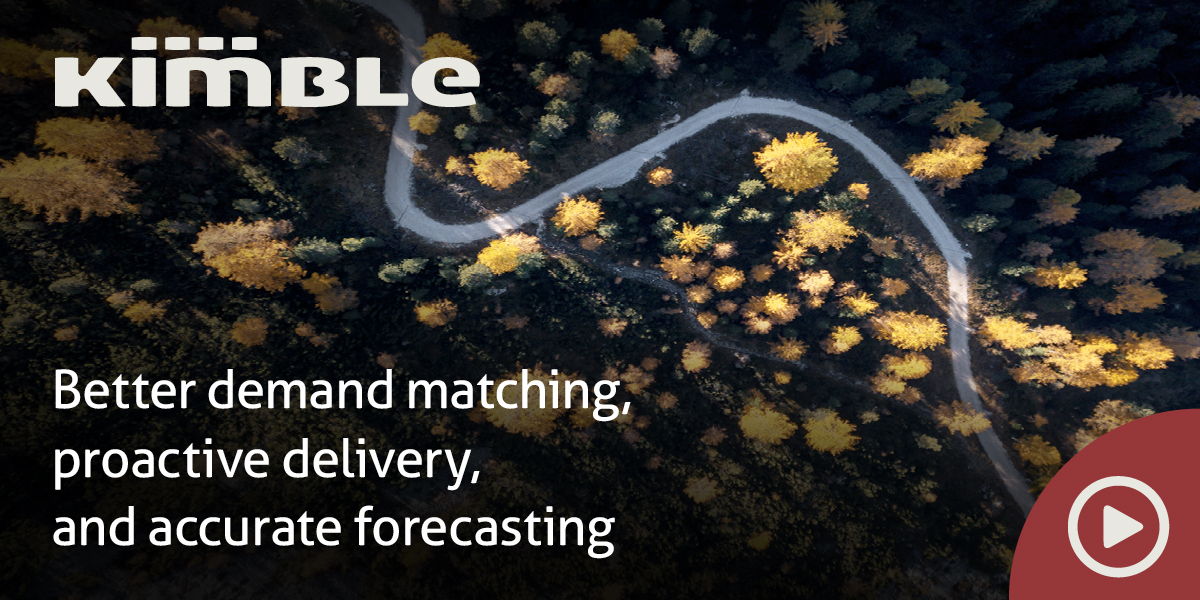 Kimble has better demand matching, proactive delivery, and accurate forecasting