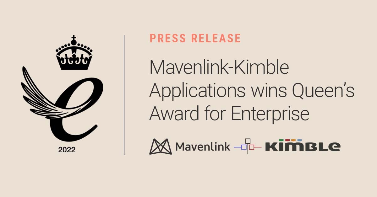 mavenlink-kimble win Queens award