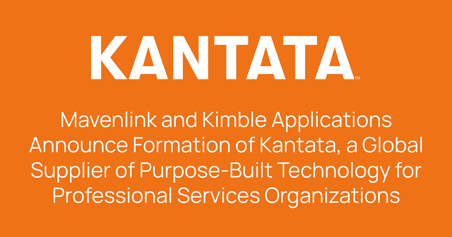 Mavenlink and Kimble Applications today announced the launch of Kantata
